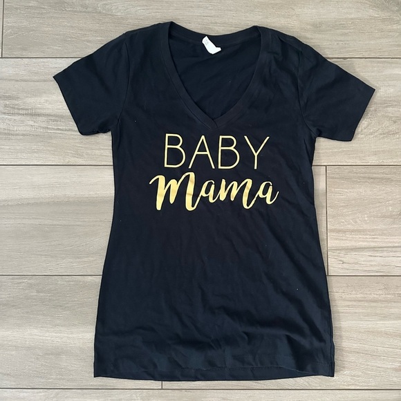Next Level Apparel Tops - Baby mama shirt pregnancy shirt new mom shirt